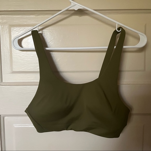 Athleta Intimates & Sleepwear Athleta Army Olive Green Sports Bra
